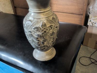 Pewter vase