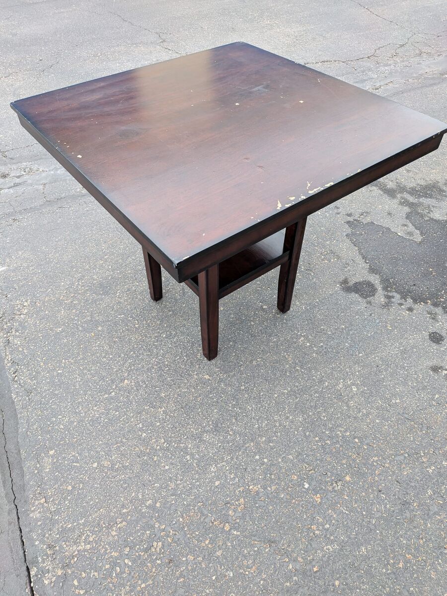 Wooden Square Table