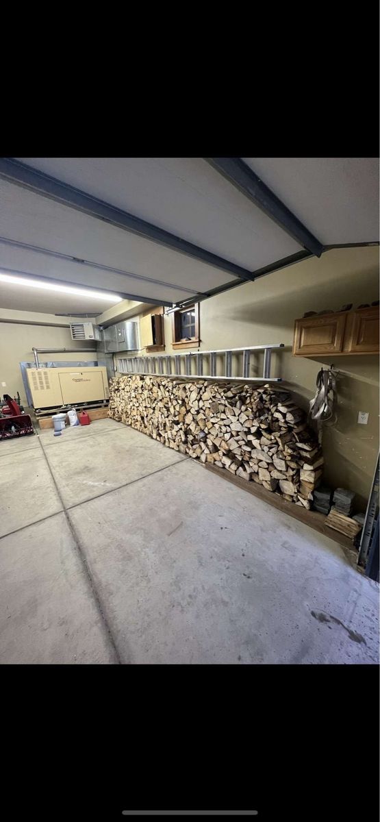 Firewood Delivered and Stacked