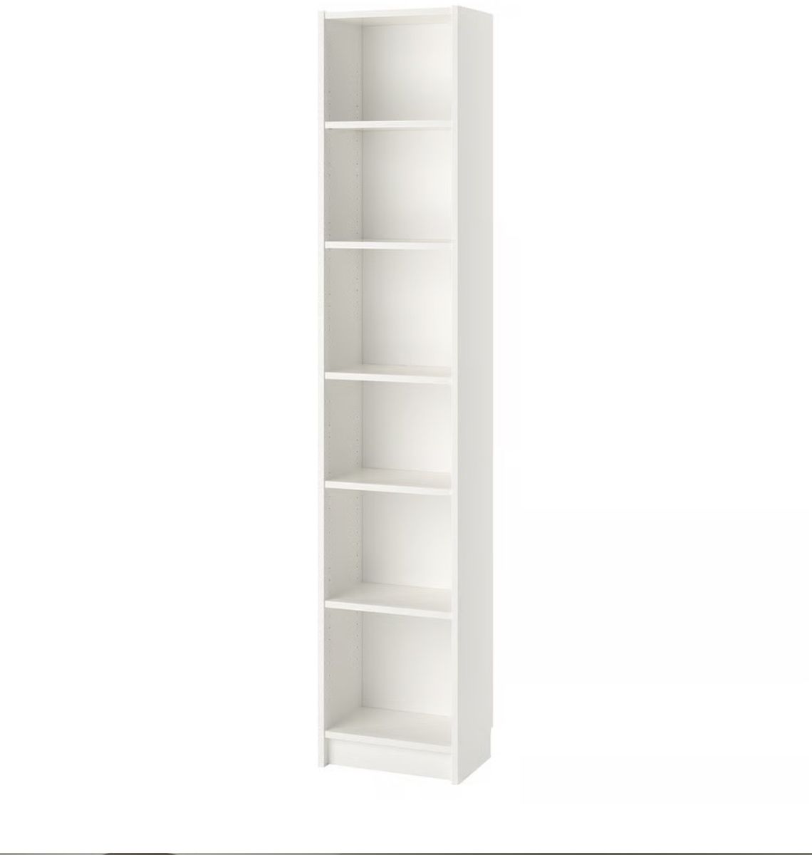 IKEA BILLY Bookcase with OXBERG Door, White, Adjustable Shelves, 79.5" Tall
