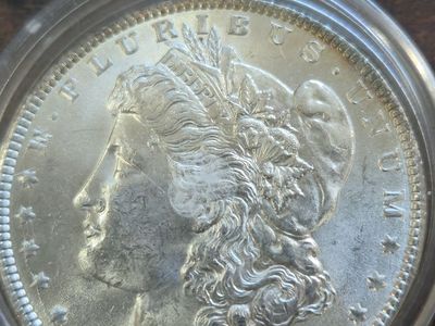 Morgan silver dollars. UC. $65ea