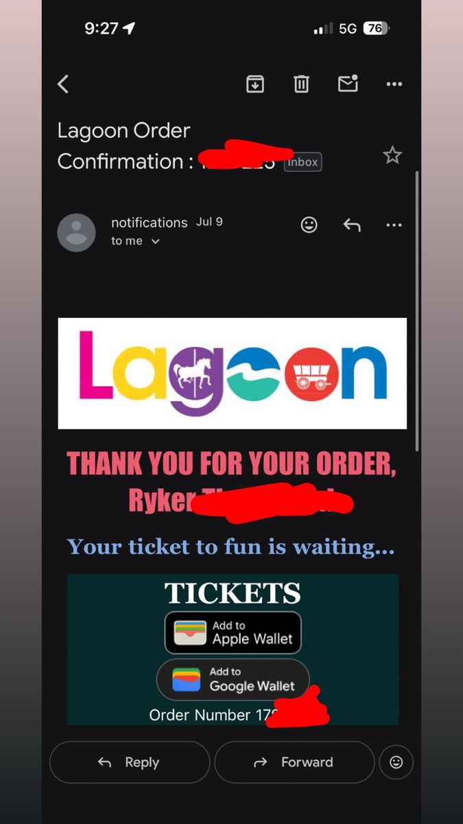 2 Lagoon Single-Day Admission Tickets – Save vs Gate Price!