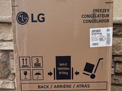 NEW Upright Freezer LG 5.8 cu ft