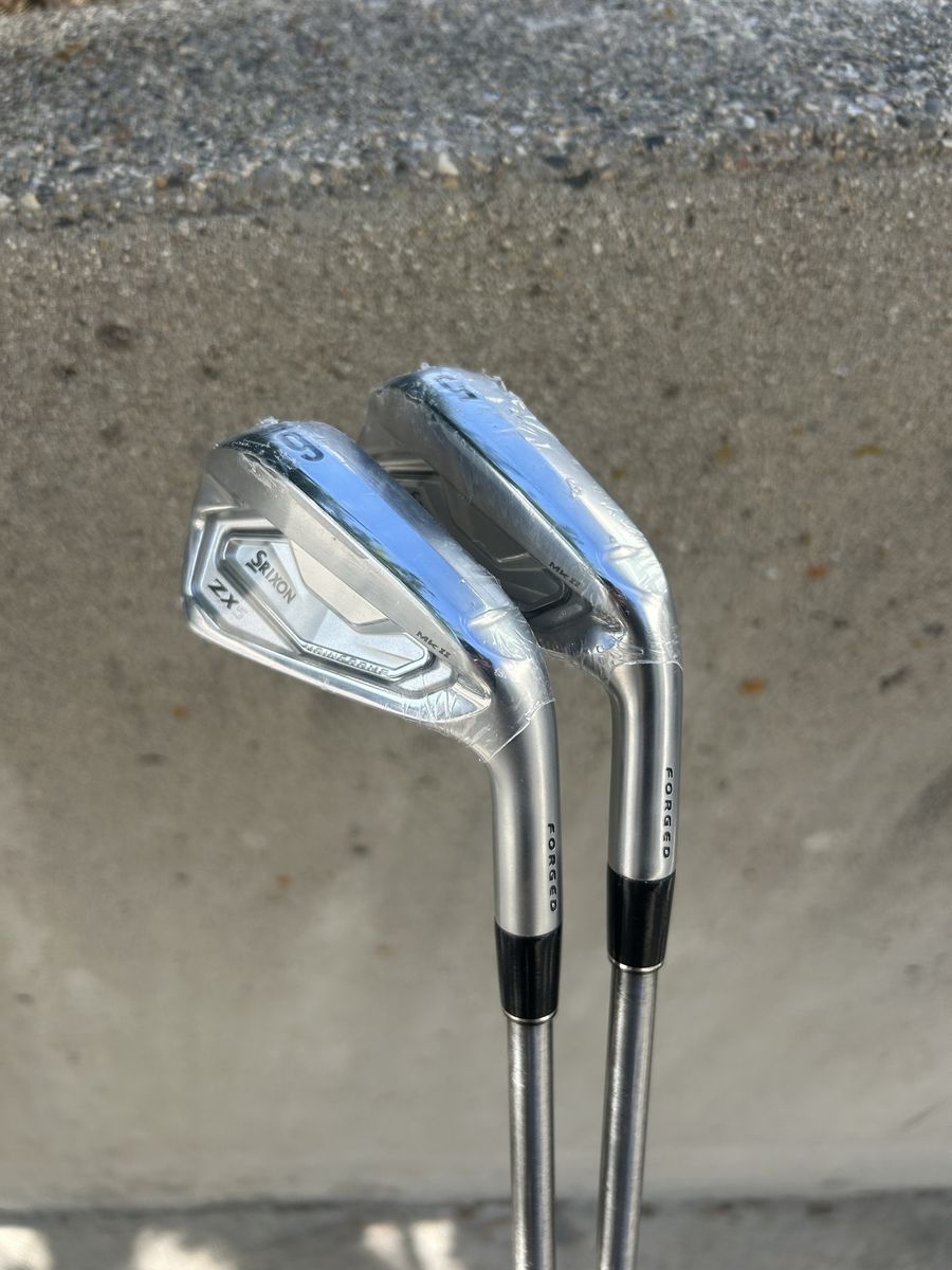 Srixon zx5 5&6 irons upgraded steel fiber stiff shafts
