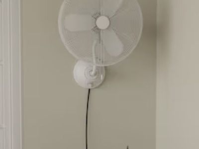 18-in Plug in Oscillation Indoor or Outdoor Silver Wall Mounted Fan