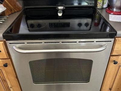 Ge Black Stainless Steel Electric Range Stove Oven