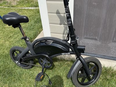 Jetson Bolt Folding Electric Bicycle - Compact & Portable E-Bike, Black
