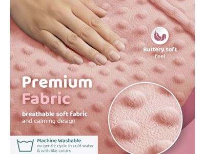 Soft Plush Wearable Support Pillow Cushion with Straps and Pockets