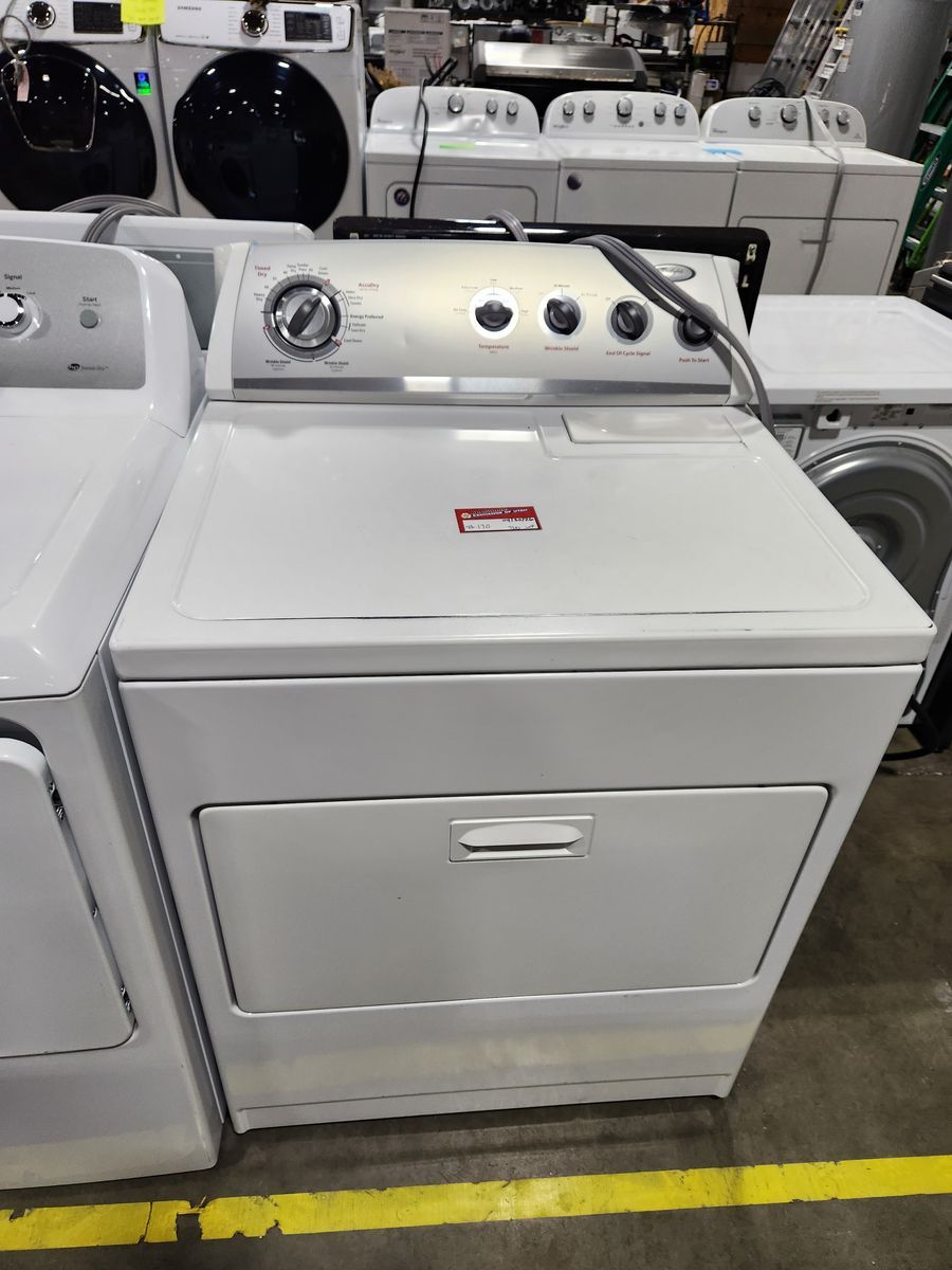 BEAUTIFUL WHIRLPOOL TOPLOAD ELECTRIC DRYER! W-WARRANTY
