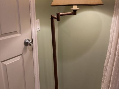 Floor Lamp with Swing Arm Shade – $25 OBO