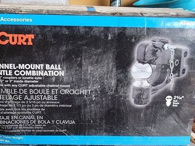 Brand New Curt Pintle and Channel Mount Ball Hitch