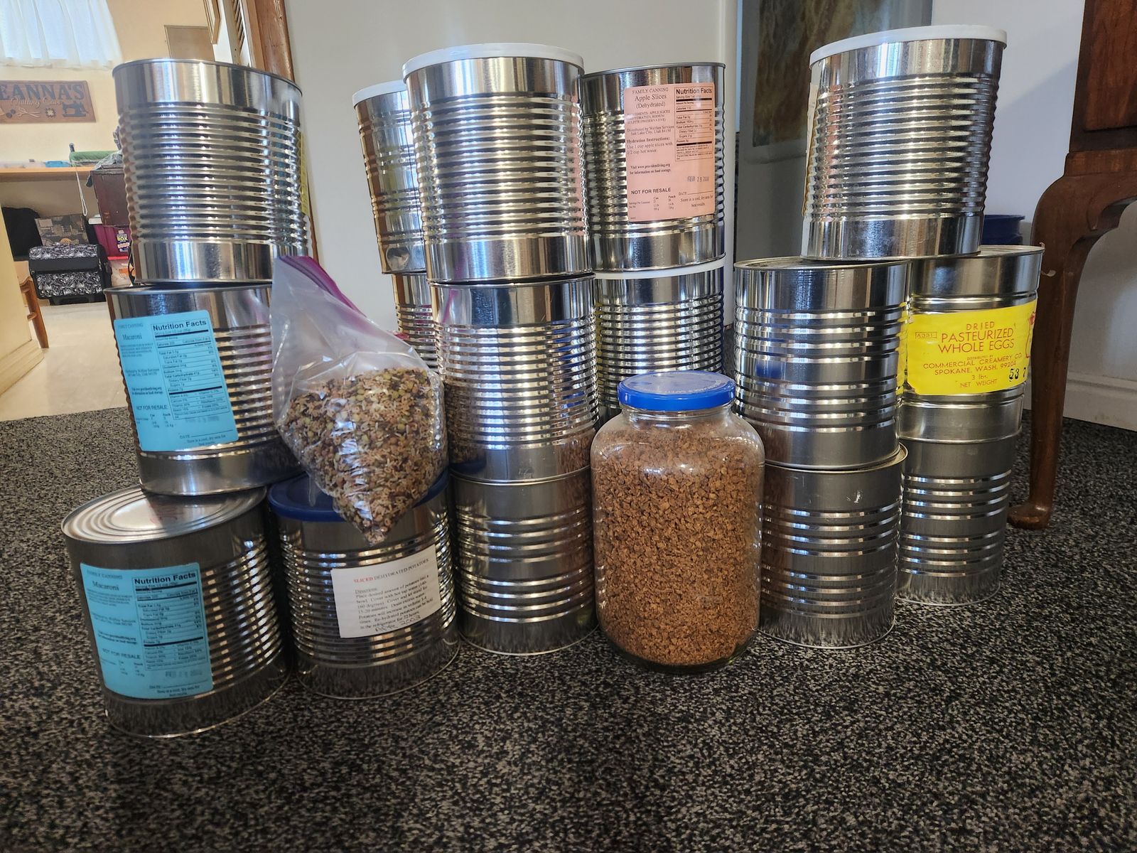 Long Term Storage Items for Man or Beast