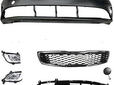 New Front Bumper Grill Grille Assembly Replacement For 2017 2018 Kia Forte EX LX Korea Built