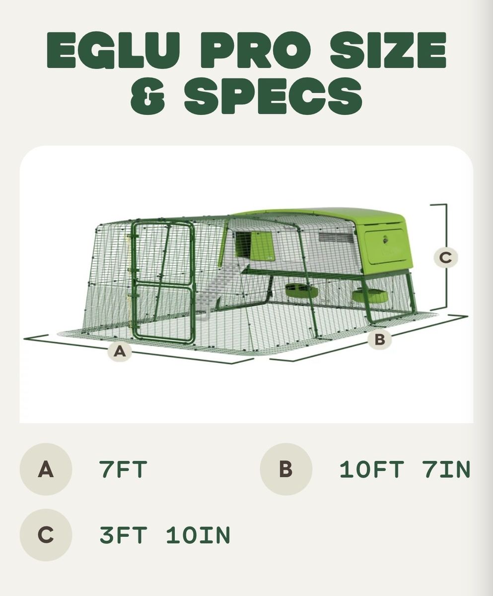Omlet Eglu Pro Mobile Chicken Coop