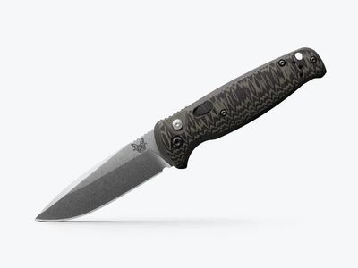 NEW Benchmade Folding Knife - OD Green and Black G10 & Stainless Steel $300 retail