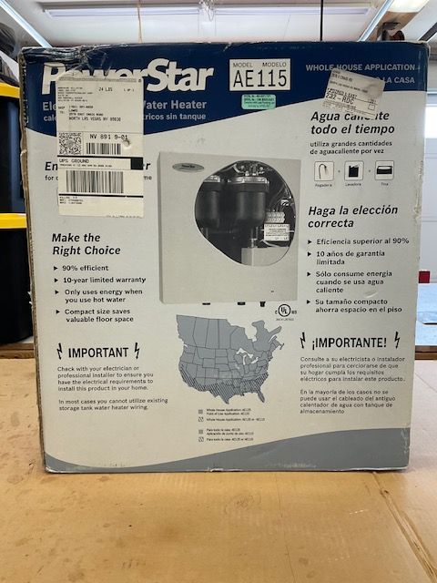 Bosch Tankless water heater