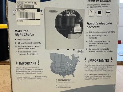 Bosch Tankless water heater
