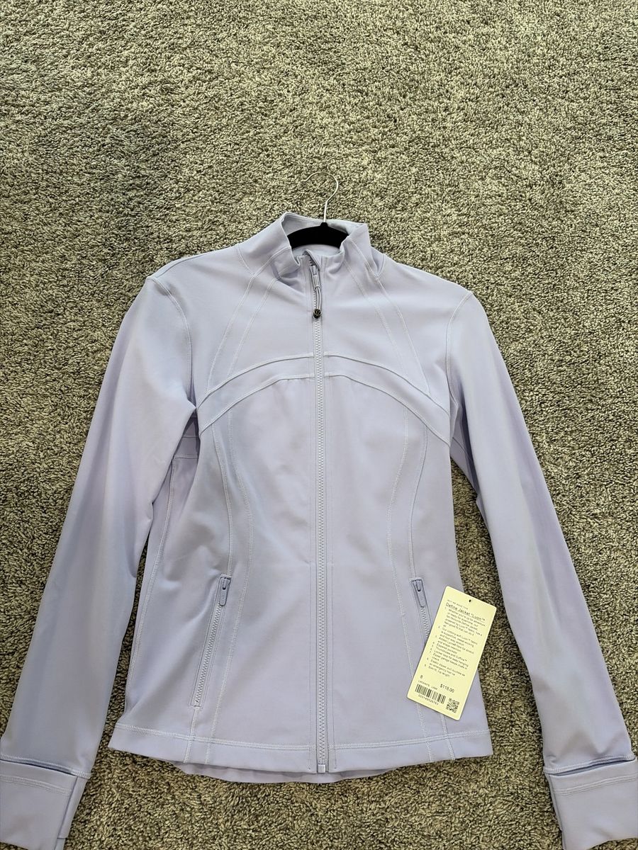 Lululemon Define Jacket Luon Size 8 Purple Lilac New with Tags
