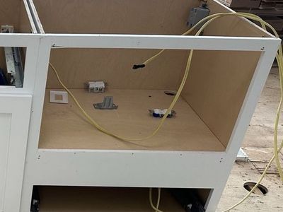 Kitchen Microwave Nook Cabinet