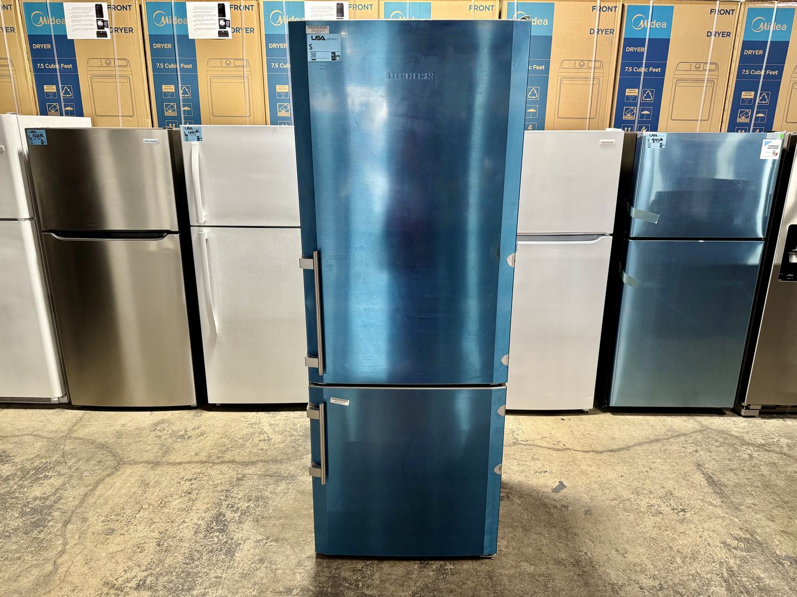 LIEBHERR COUNTER DEPTH REFRIGERATOR STAINLESS STEEL