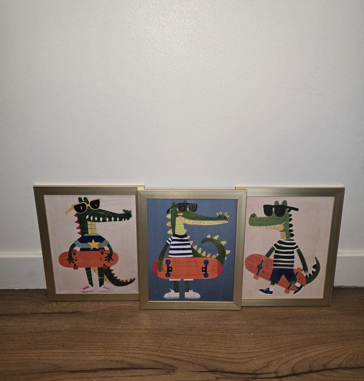 Kid's Crocodile Wall Art