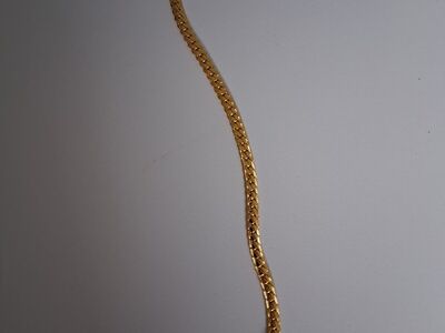 8 inch 18 karet Plated yellow gold bracelet