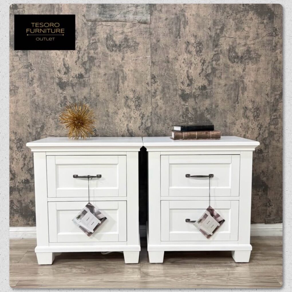MODERN ROSE NIGHTSTAND SET