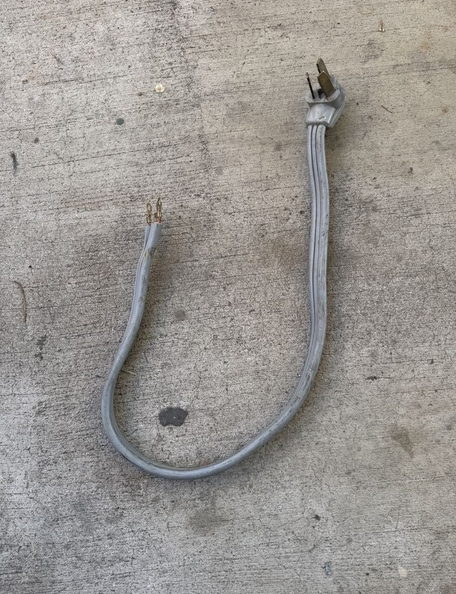 3-Prong 240V Dryer Power Cord for stove