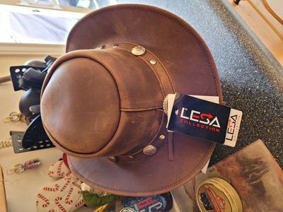 BUFFALO NICKEL LEATHER HAT