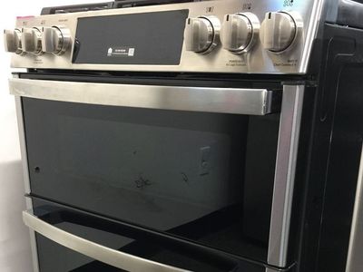 New GE Profile Double Oven Gas Range - Scratch and Dent