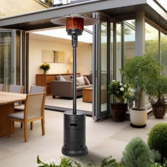 Fire Sense Propane Patio Heater in Black 1807337 #98781