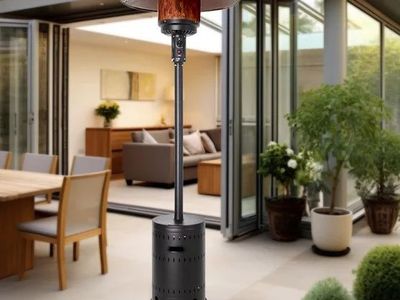 Fire Sense Propane Patio Heater in Black 1807337 #98781