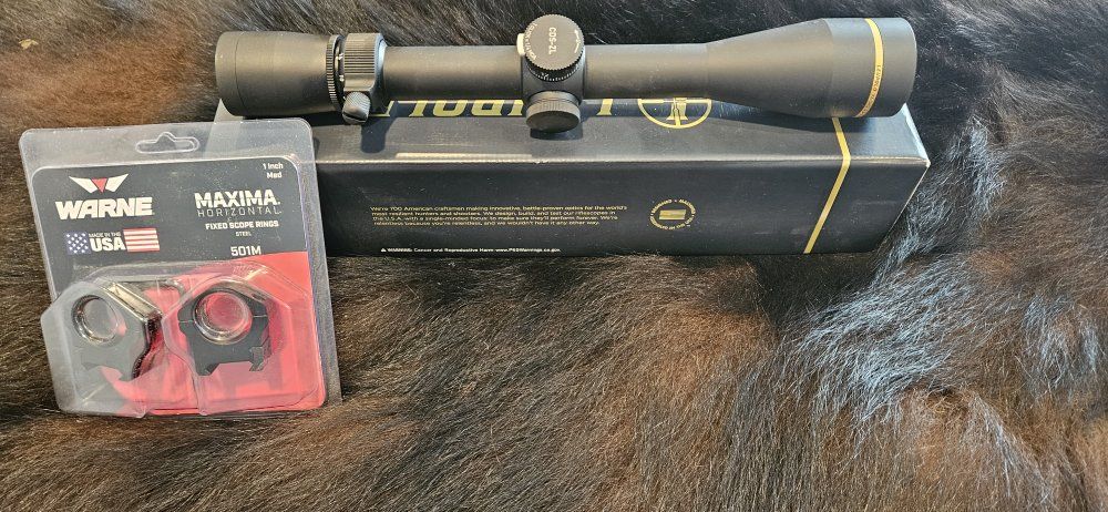 Leupold VX-3HD 4.5-14x40mm Riflescope & Warne Maxima rings