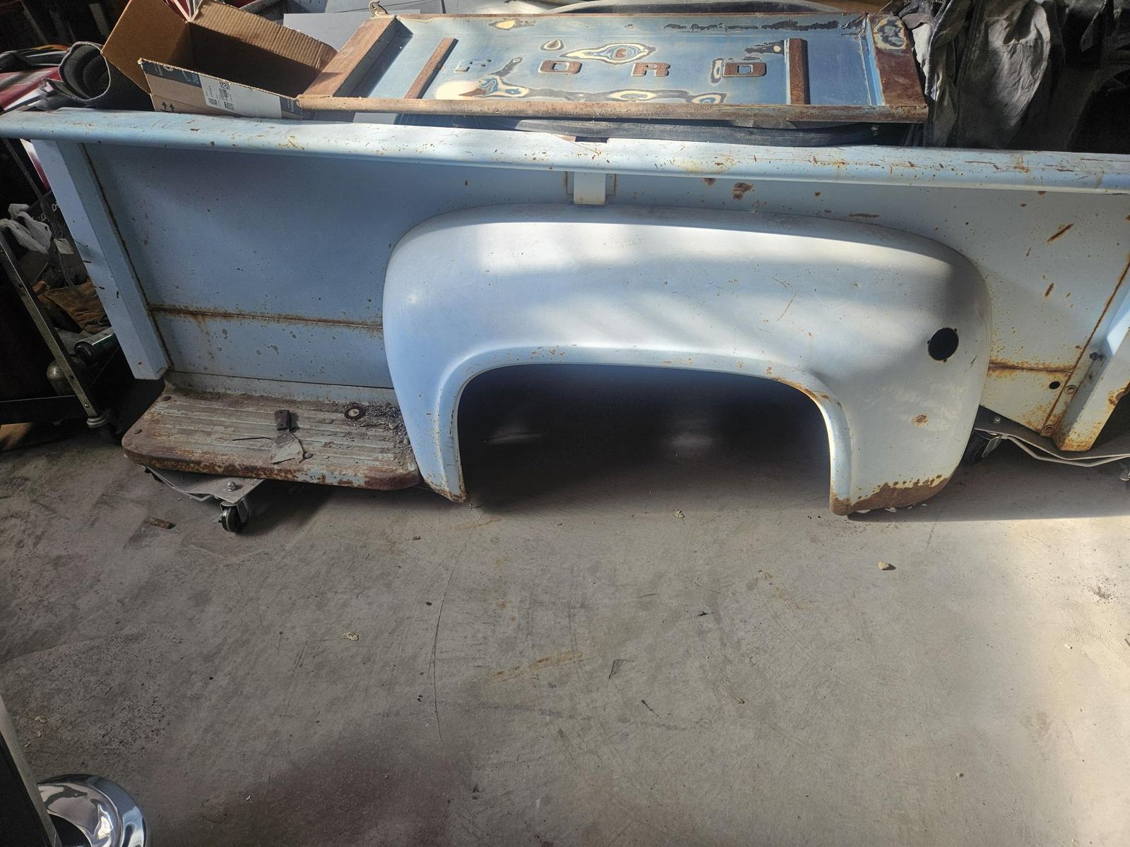 70's Ford flareside long bed