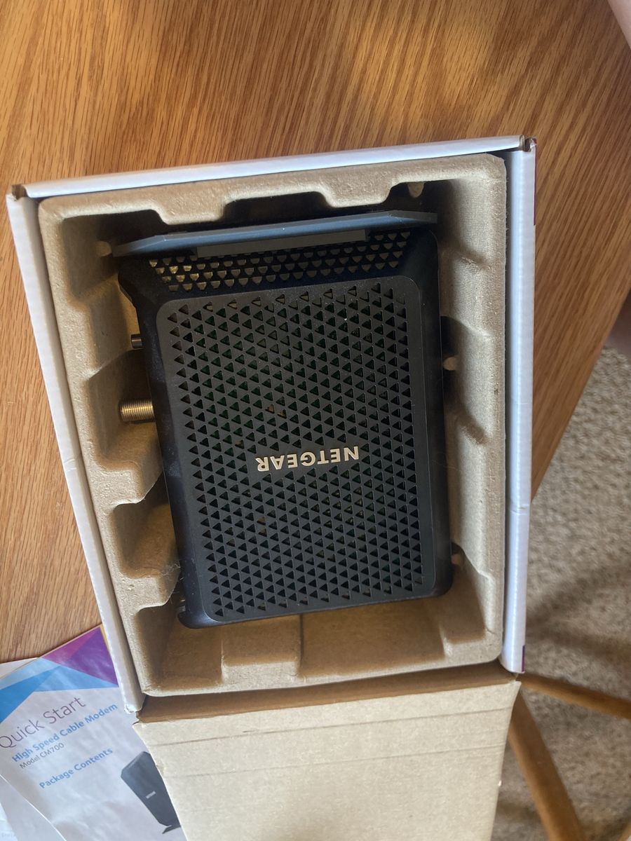 NETGEAR CM700 High Speed Cable Modem DOCSIS 3.0 in Box
