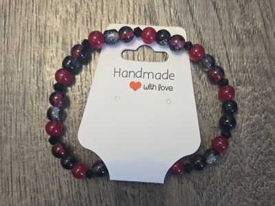 Handmade bracelet and earrings