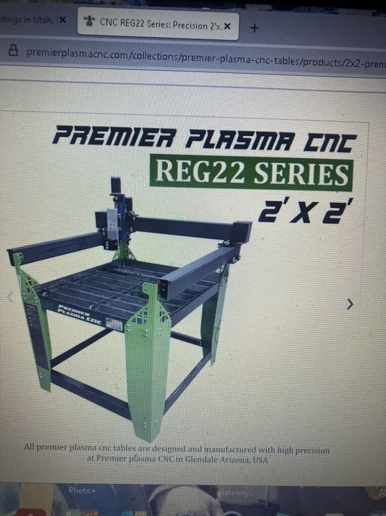 CNC Plasma Table 2x2