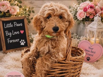 Darling 4 Month Mini Goldendoodle Puppies