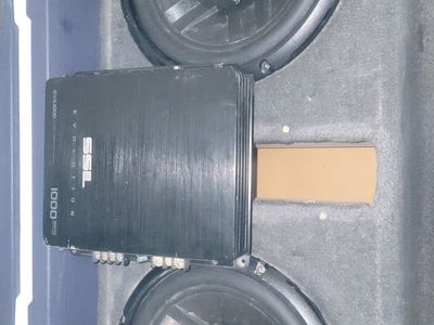 2x 12" Pioneer Champion Series Subwoofers & 1000W Amp - Complete Set