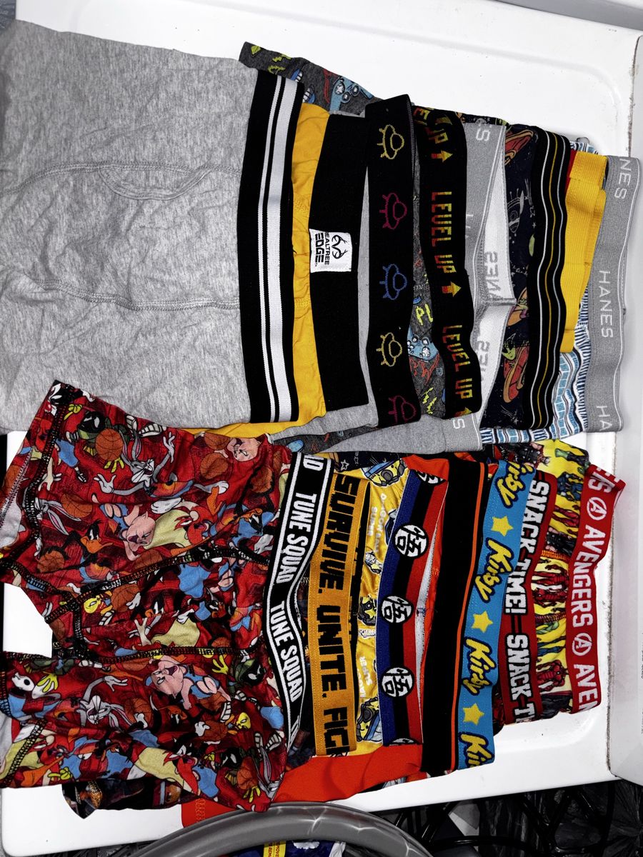 Assorted Boy's Character Boxer Briefs Lot - Multiple Brands & Designs