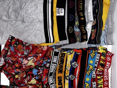 Assorted Boy's Character Boxer Briefs Lot - Multiple Brands & Designs