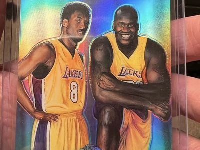 Kobe Bryant & Shaq - California Dreamin Refractor 2000 Topps Chrome
