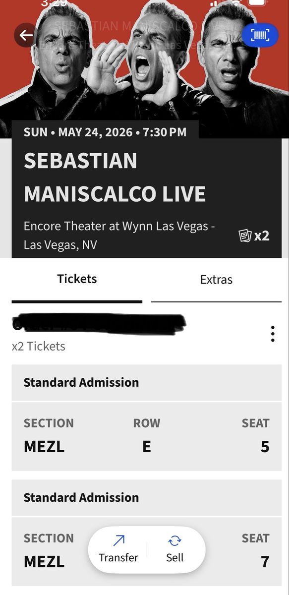 Sebastian Maniscalco- Las Vegas