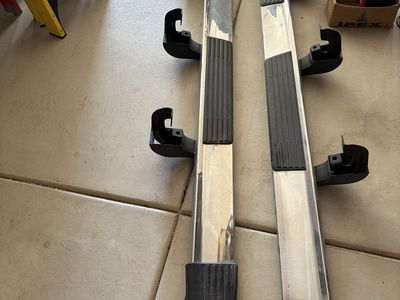 GMC Pickup Truck Chrome Running Boards / Nerf Bars - Used