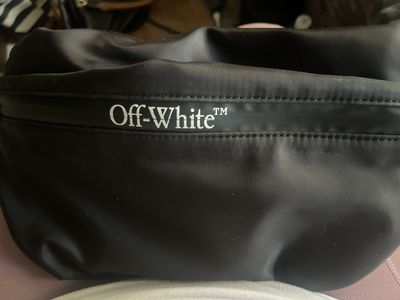 FANNY PACK!!! black OFFWHITE FANNY PACK