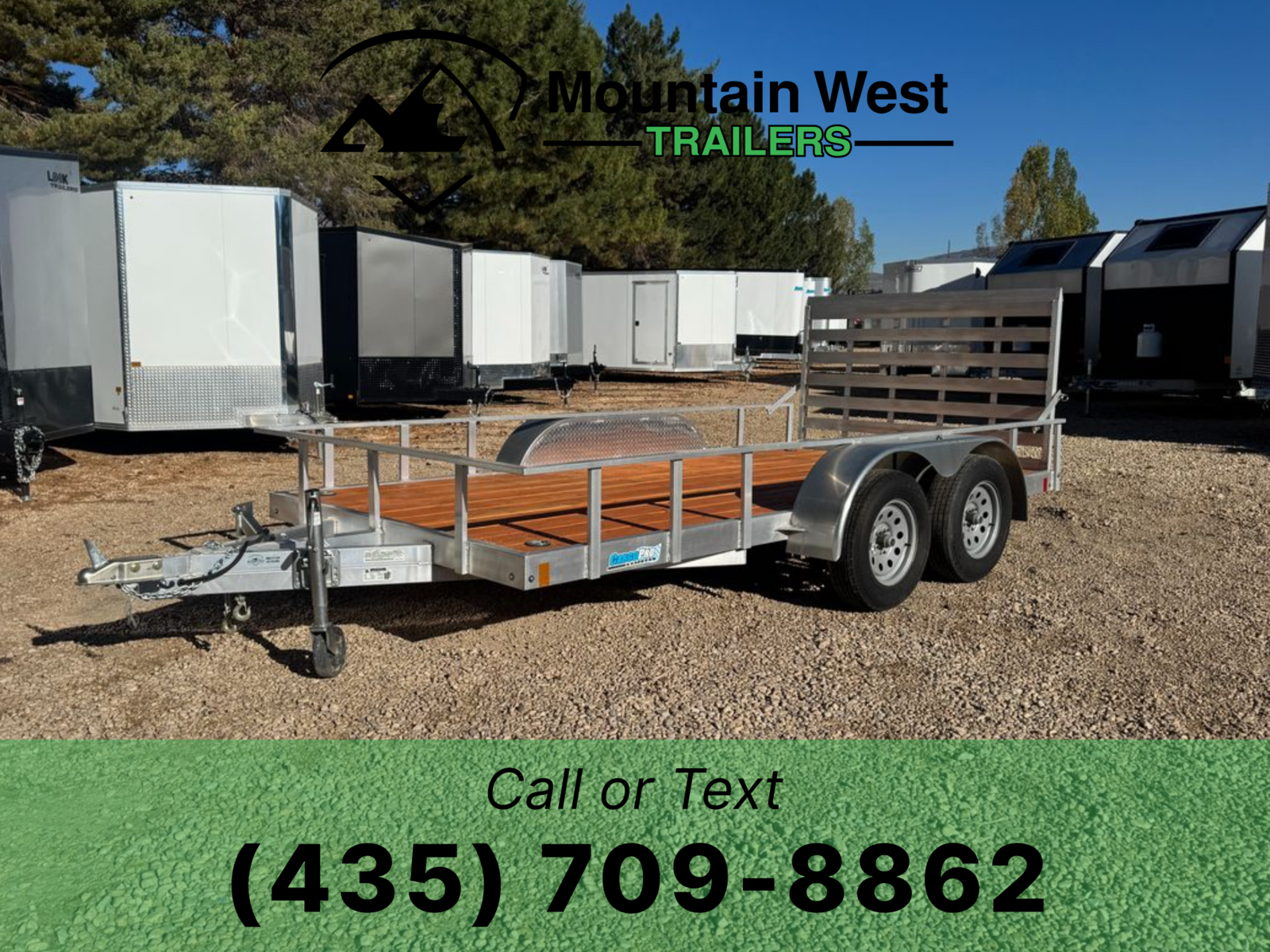 2022 CargoPro Trailers All Aluminum 65X14 Tandem Utility Trailer