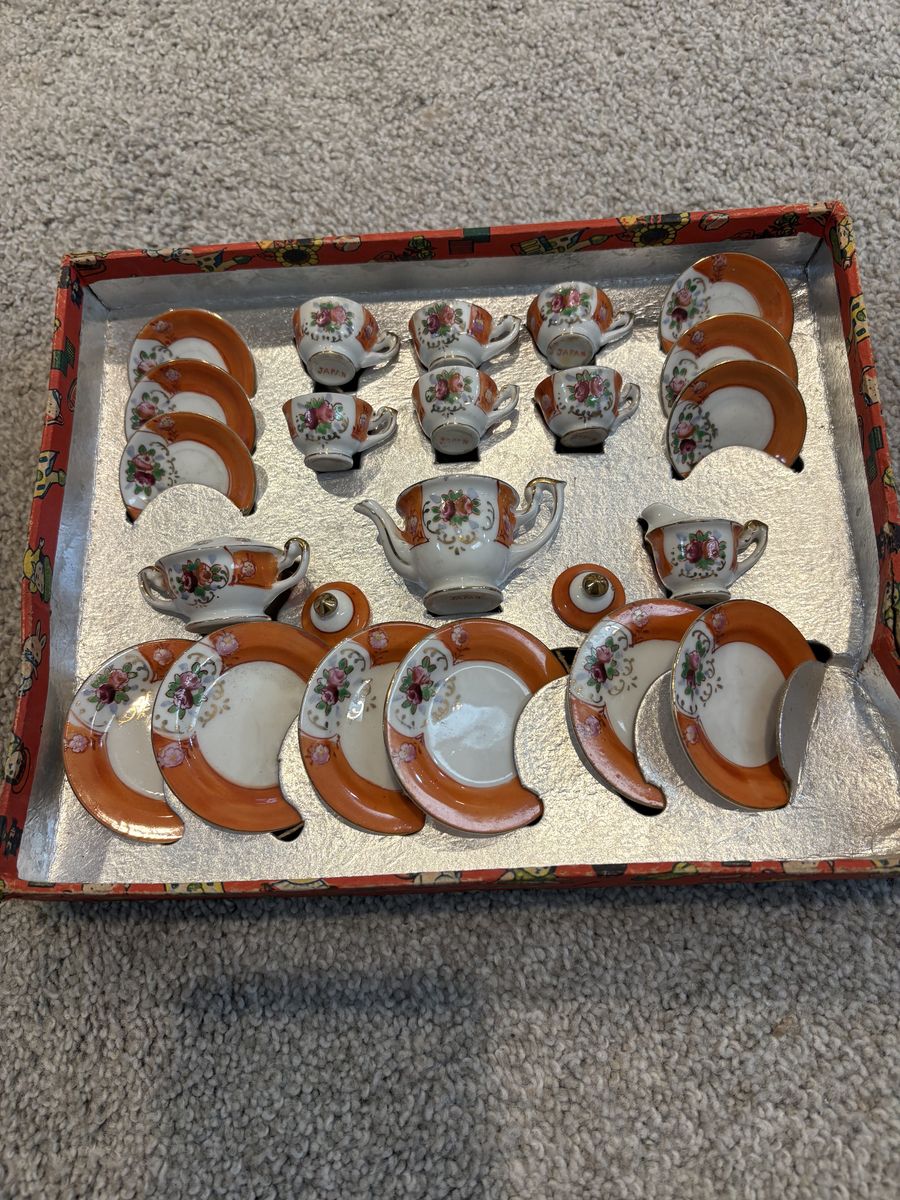 Vintage Child's Tea Set Made In Japan