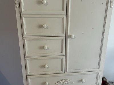 Heavy Duty White Dresser