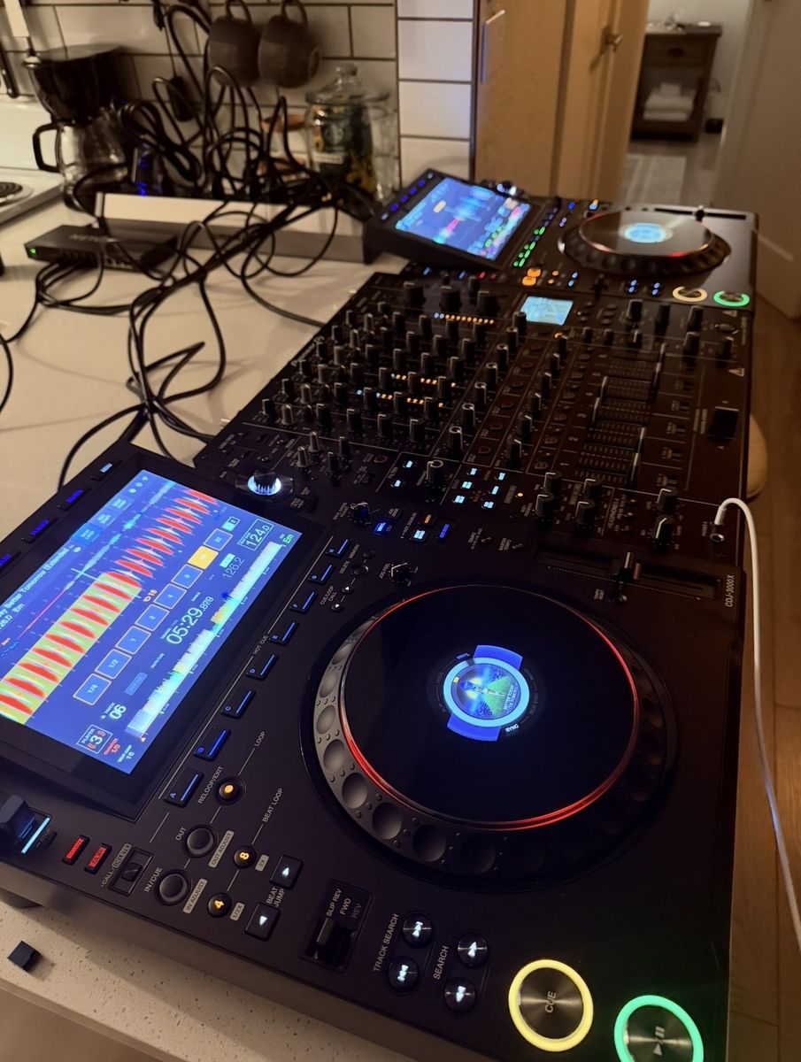 Two CDJ-3000X + V10 Mixer (For Rent)