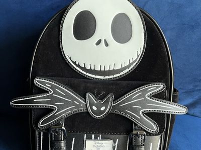 Nightmare Before Christmas Jack Skellington Mini Backpack Glow in the Dark. BoxLunch Exclusive